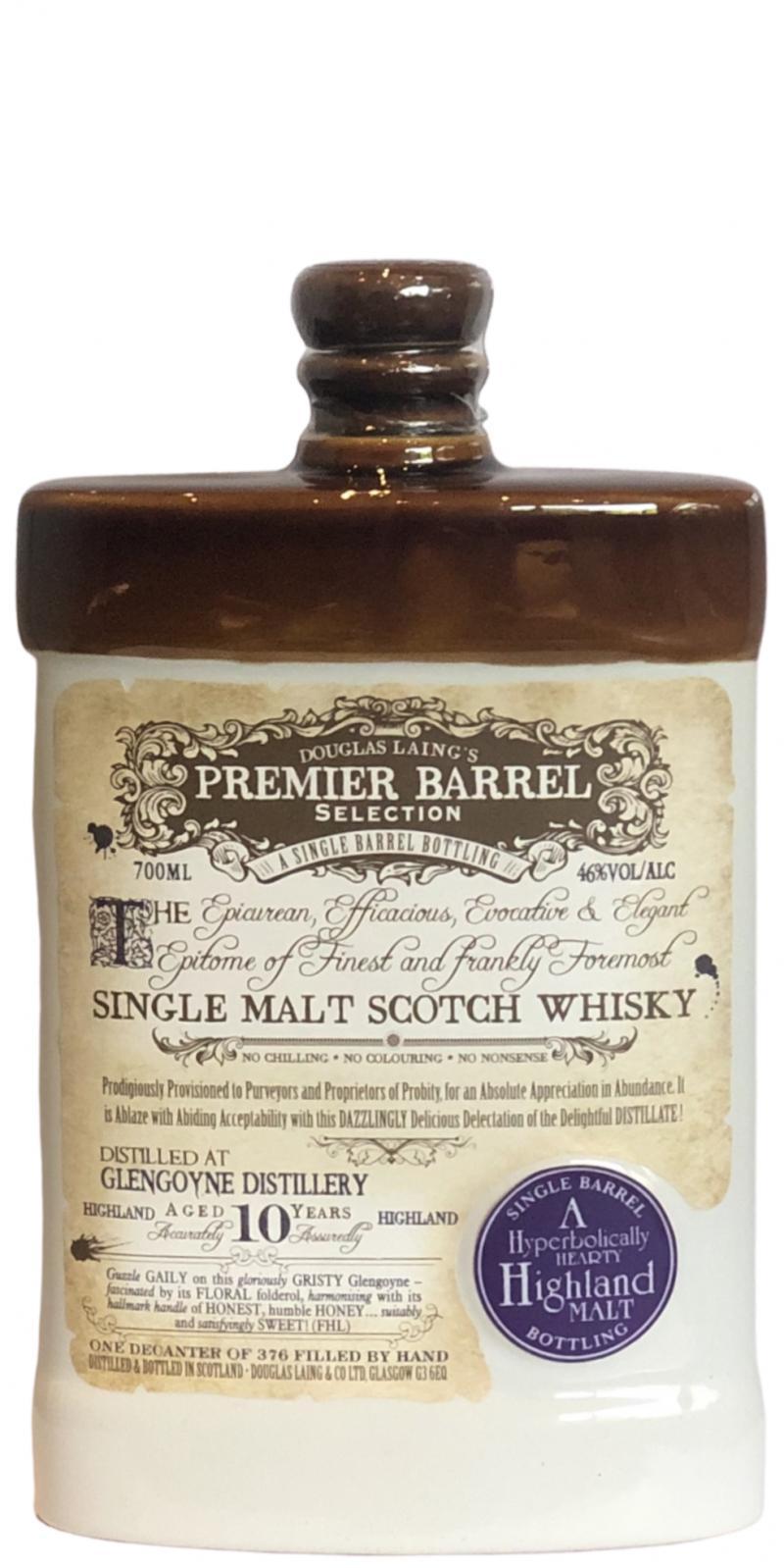 Glengoyne 10-year-old DL  Premier Barrel