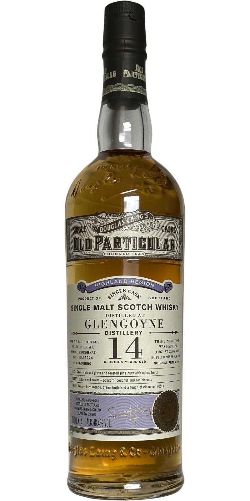 Glengoyne 2005 DL  Old Particular