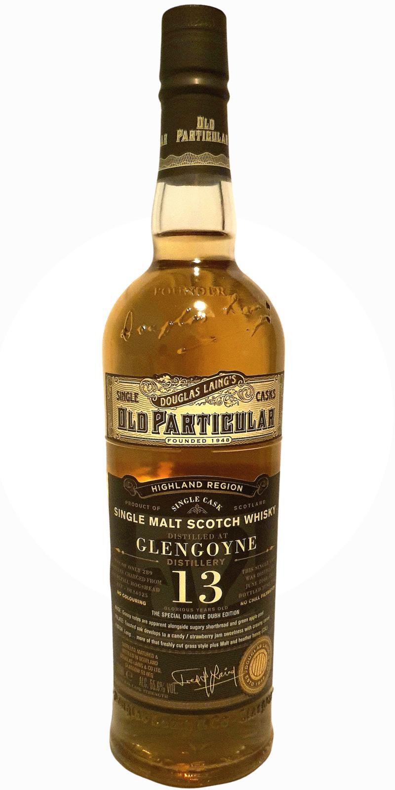 Glengoyne 2008 DL  Old Particular - The Special Dihaoine Dubh Edition