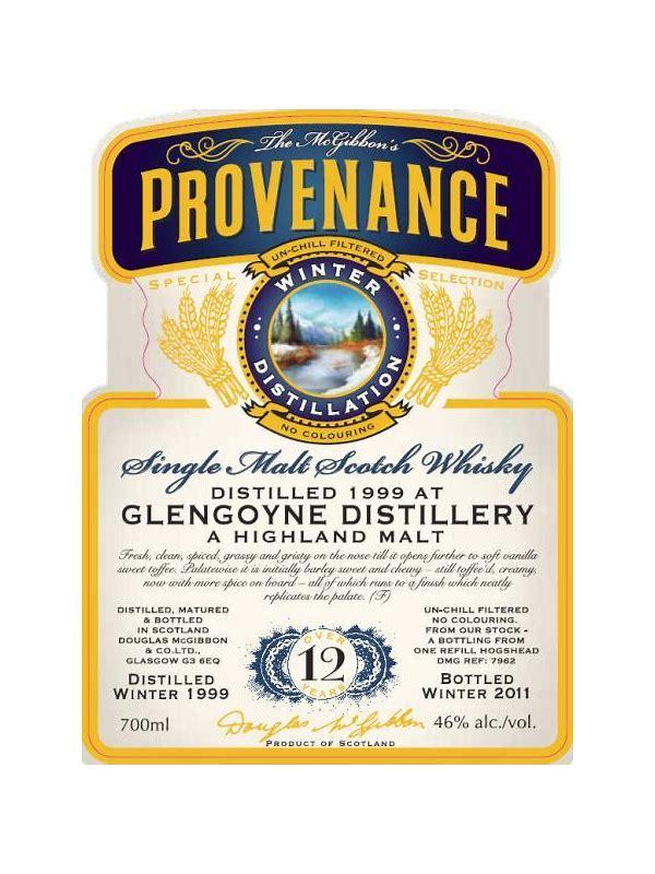 Glengoyne 1999 McG  McGibbon's Provenance