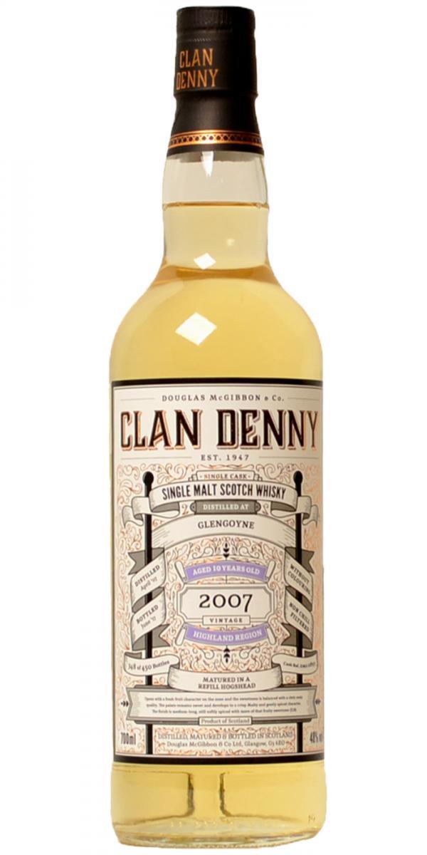 Glengoyne 2007 McG  Clan Denny