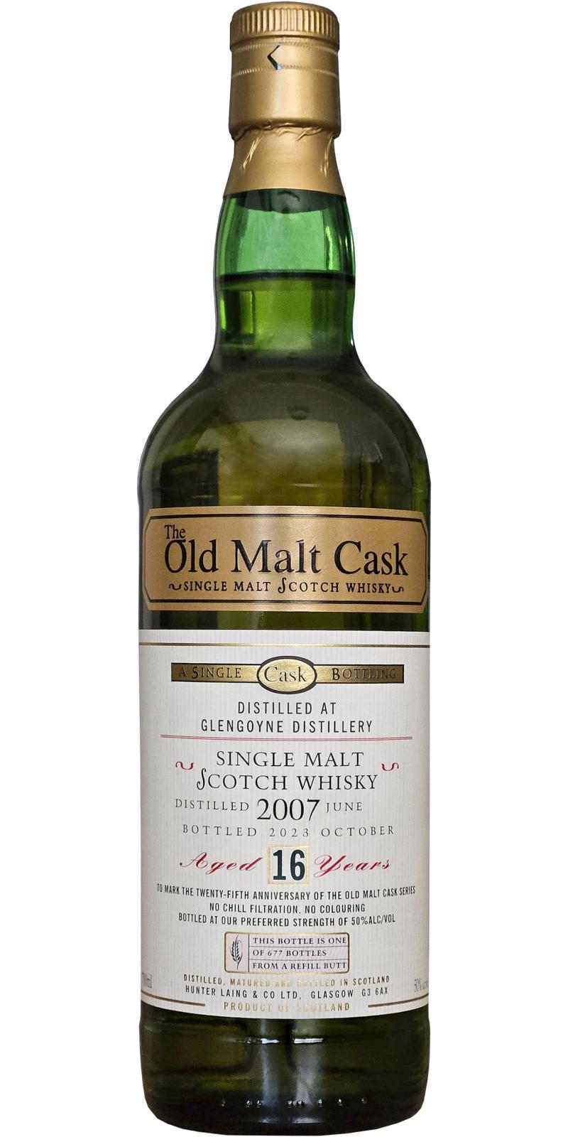 Glengoyne 2007 HL  The Old Malt Cask - 25th Anniversary