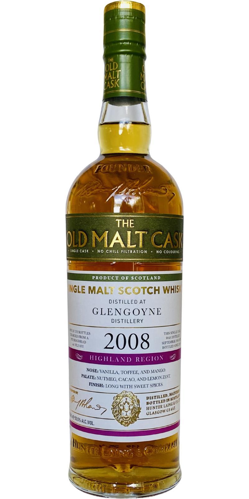 Glengoyne 2008 HL  The Old Malt Cask