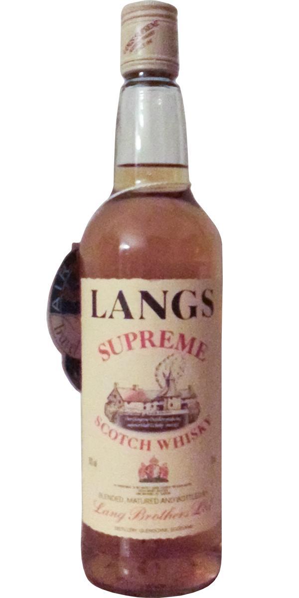 Langs Supreme  Scotch Whisky