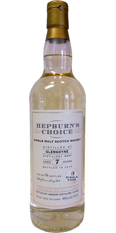 Glengoyne 2007 LsD  Hepburn's Choice