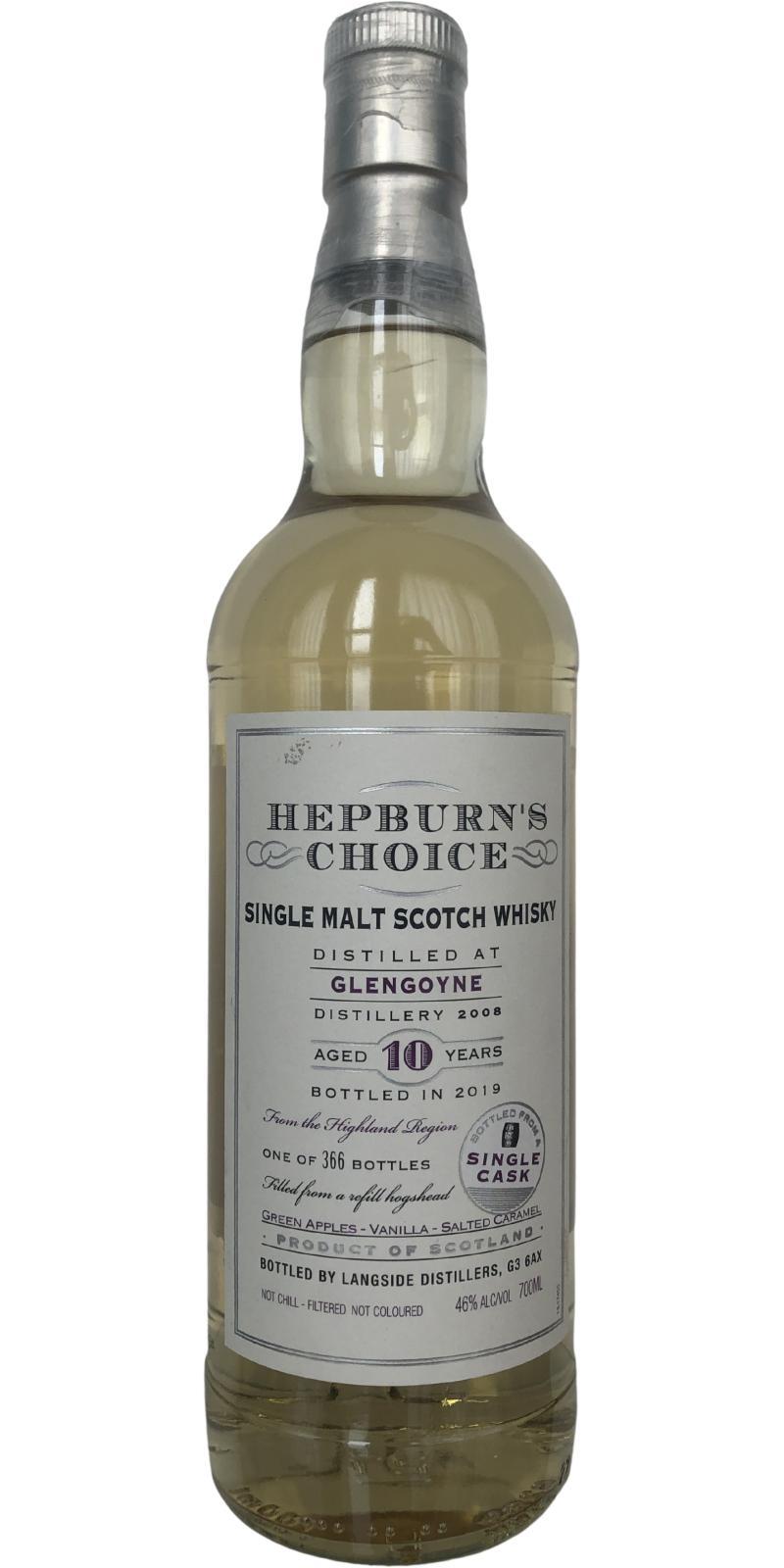 Glengoyne 2008 LsD  Hepburn's Choice