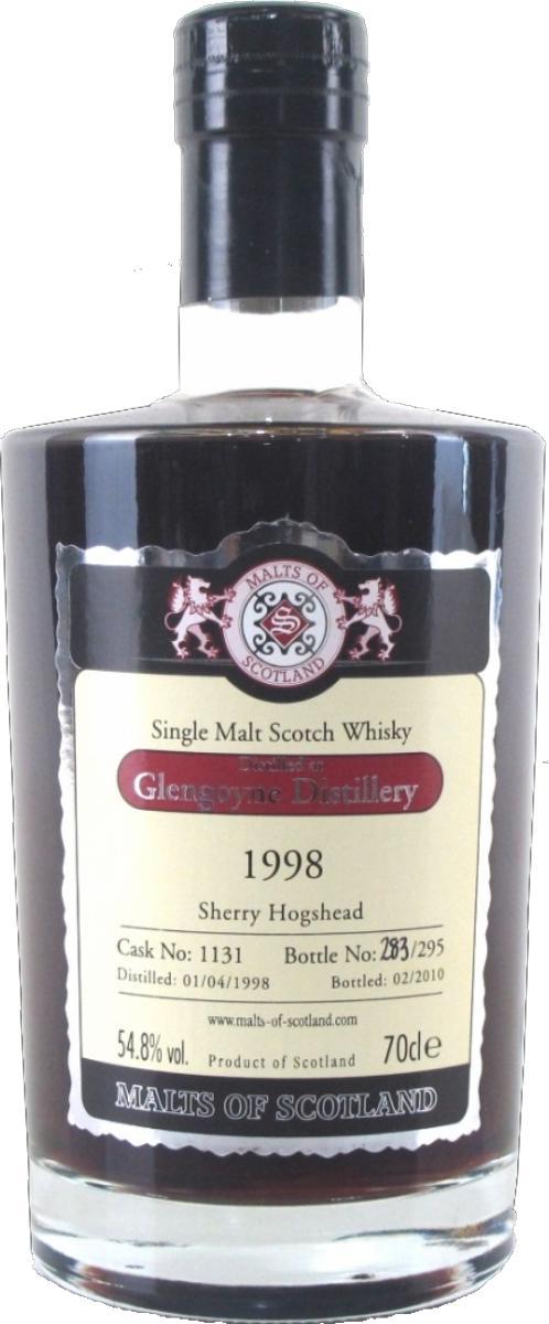 Glengoyne 1998 MoS