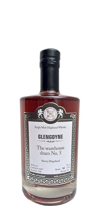 Glengoyne 1998 MoS  The warehouse dram No. 5