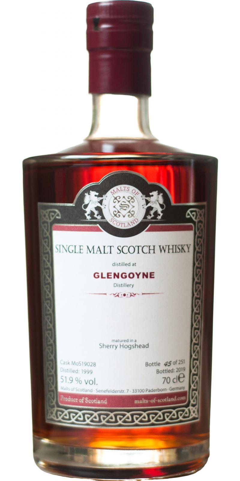 Glengoyne 1999 MoS