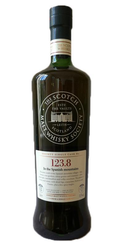Glengoyne 2001 SMWS 123.8  In the Spanish mountains