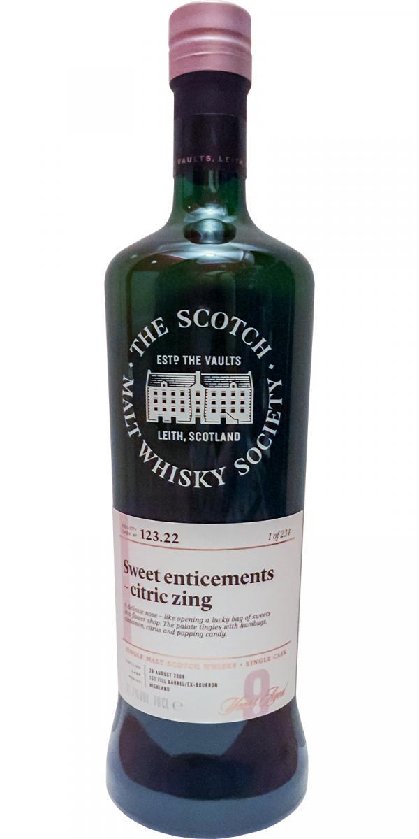Glengoyne 2008 SMWS 123.22  Sweet enticements - citric zing