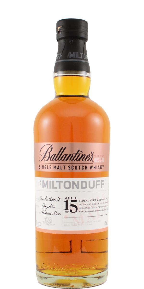 Miltonduff 15-year-old Ballantine's Series No. 002