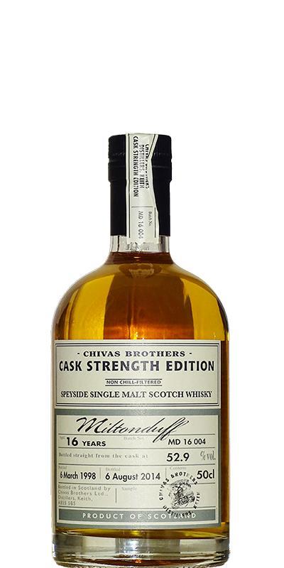 Miltonduff 1998 Chivas Brothers - Cask Strength Edition