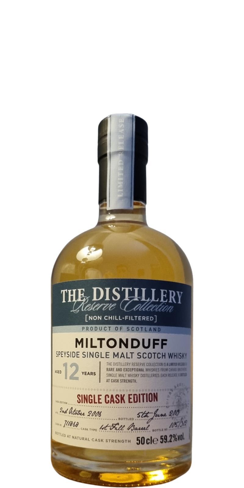 Miltonduff 2006 The Distillery Reserve Collection
