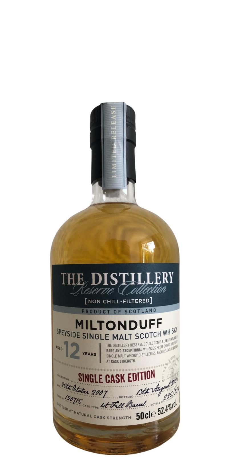 Miltonduff 2007 The Distillery Reserve Collection