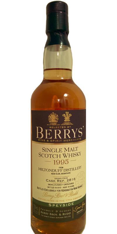 Miltonduff 1995 BR Berrys'