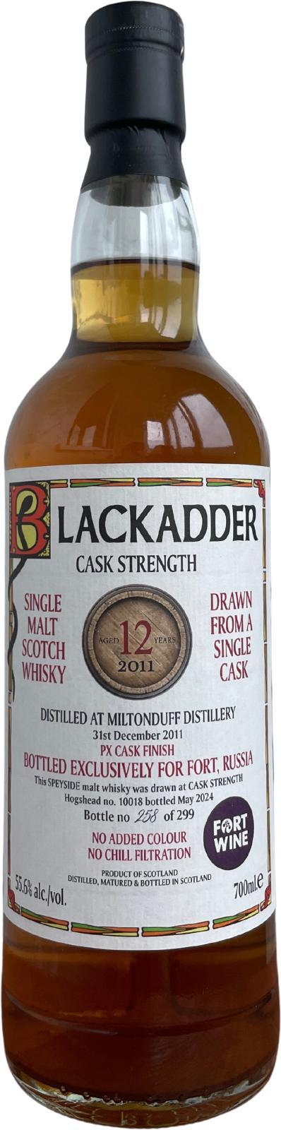 Miltonduff 2011 BA Cask Strength