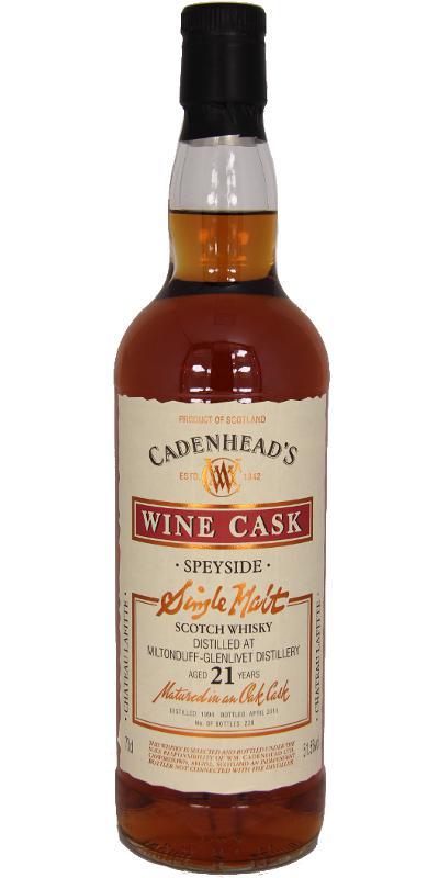Miltonduff 1994 CA Wood Range - Wine Cask