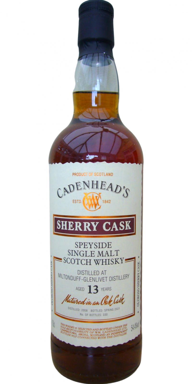 Miltonduff 2008 CA Wood Range - Sherry Cask