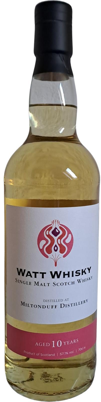 Miltonduff 2014 CWCL Watt Whisky