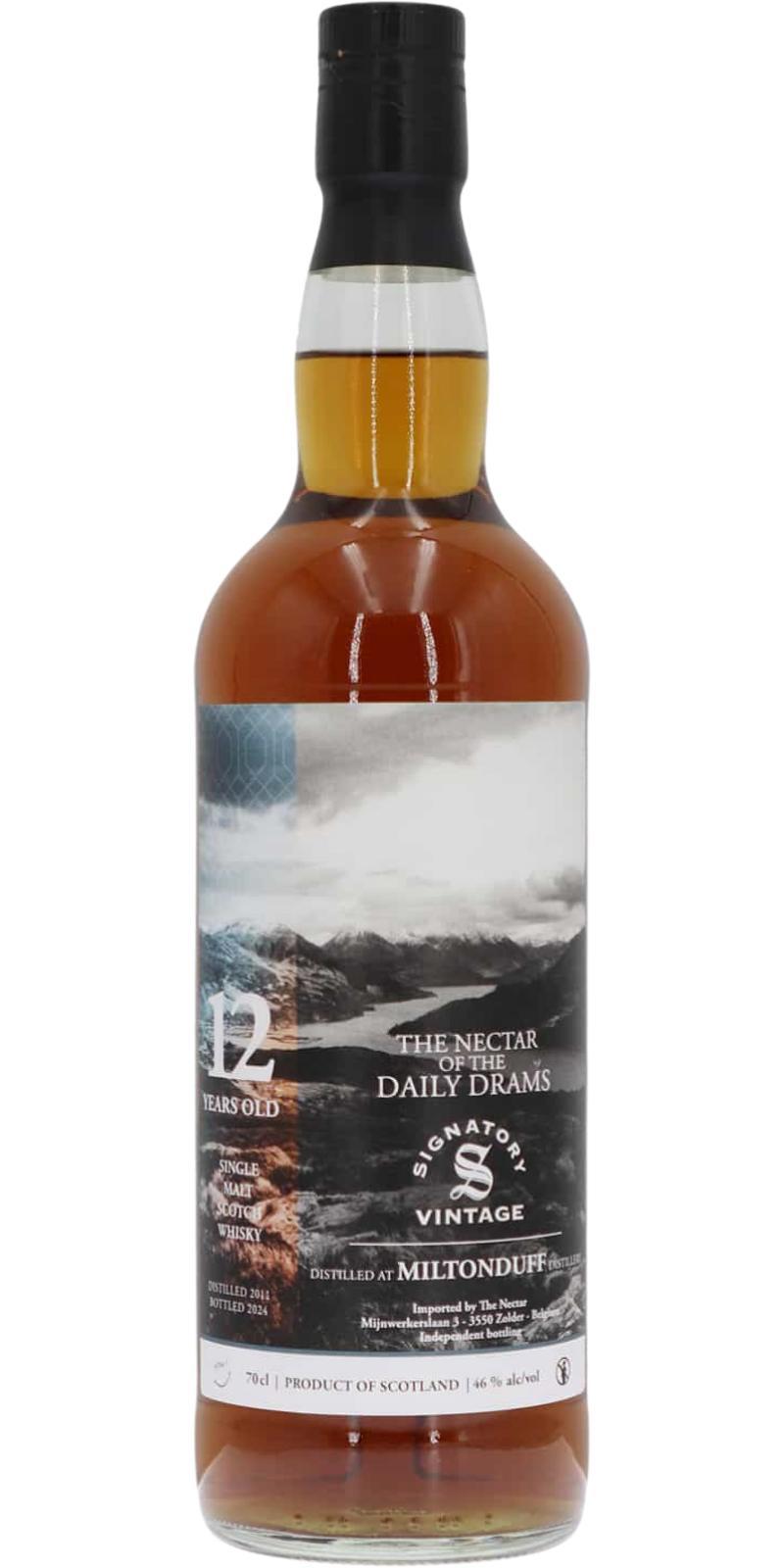 Miltonduff 2011 DD Joint bottling with Signatory Vintage