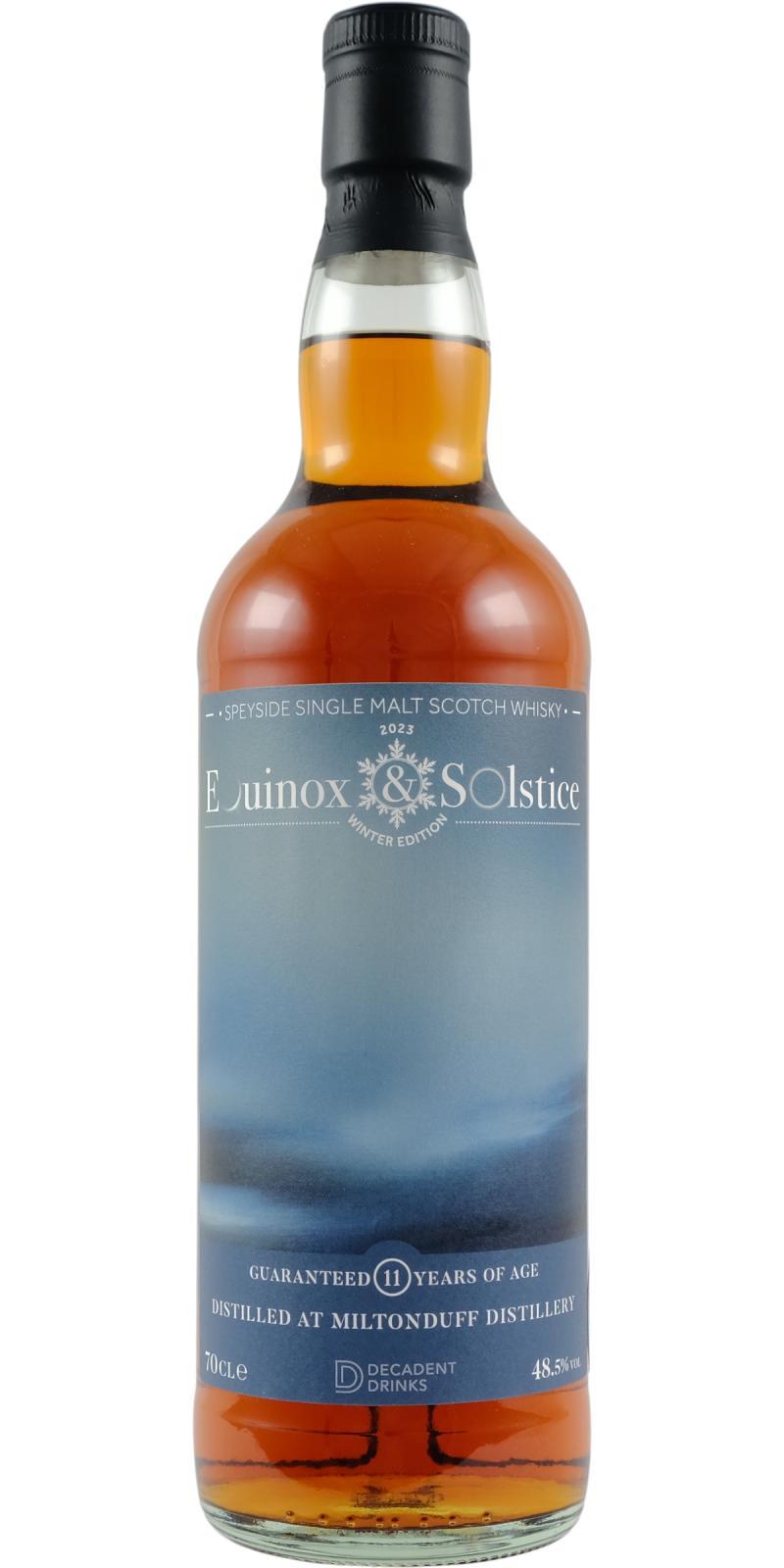 Miltonduff 11-year-old DeDr Equinox & Solstice Winter Edition
