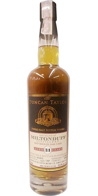 Miltonduff 1981 DT The Duncan Taylor