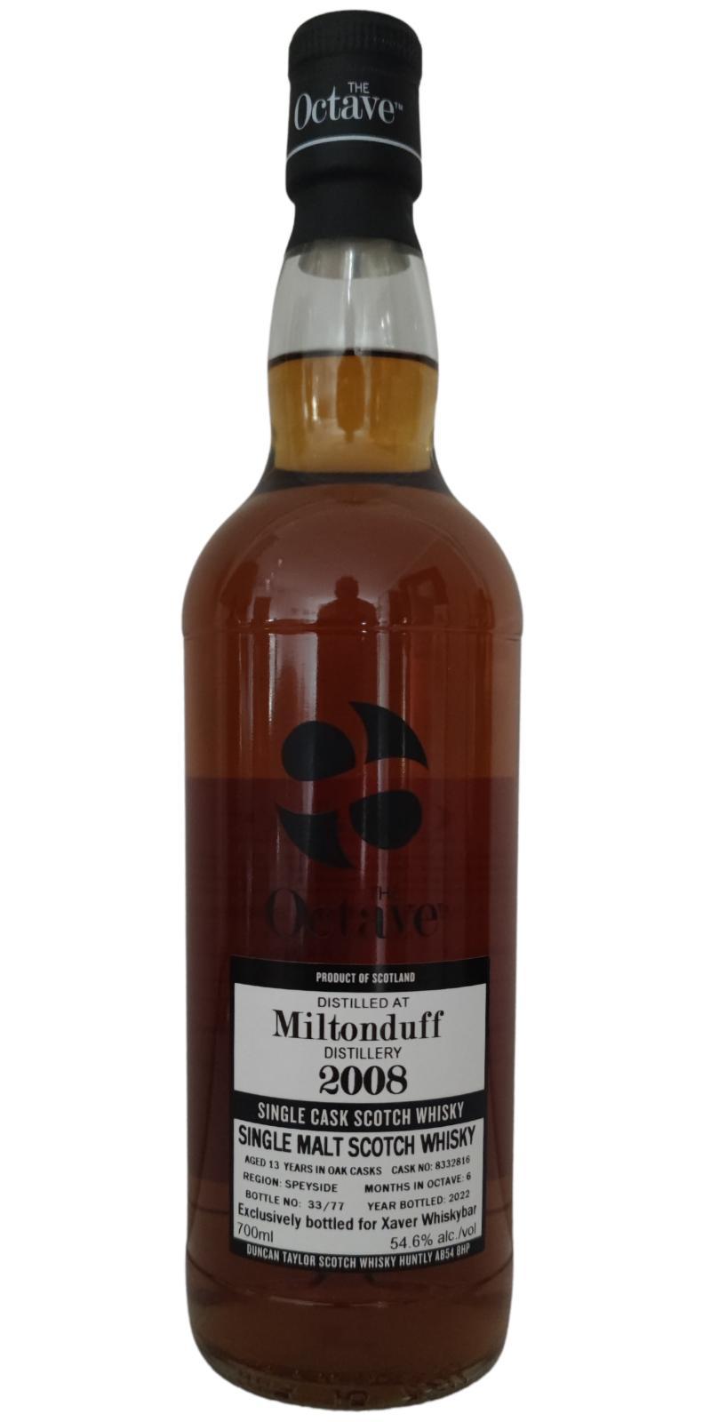 Miltonduff 2008 DT The Octave