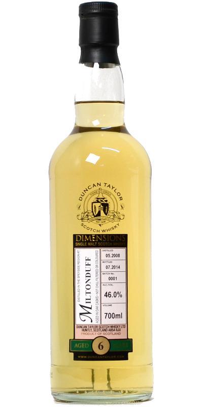 Miltonduff 2008 DT Dimensions