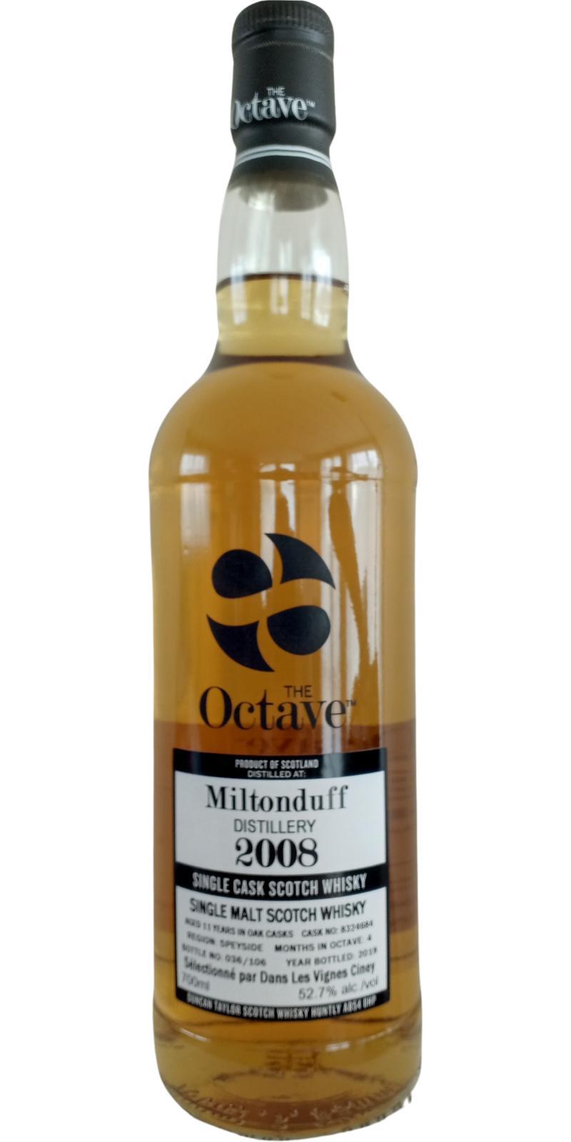 Miltonduff 2008 DT The Octave