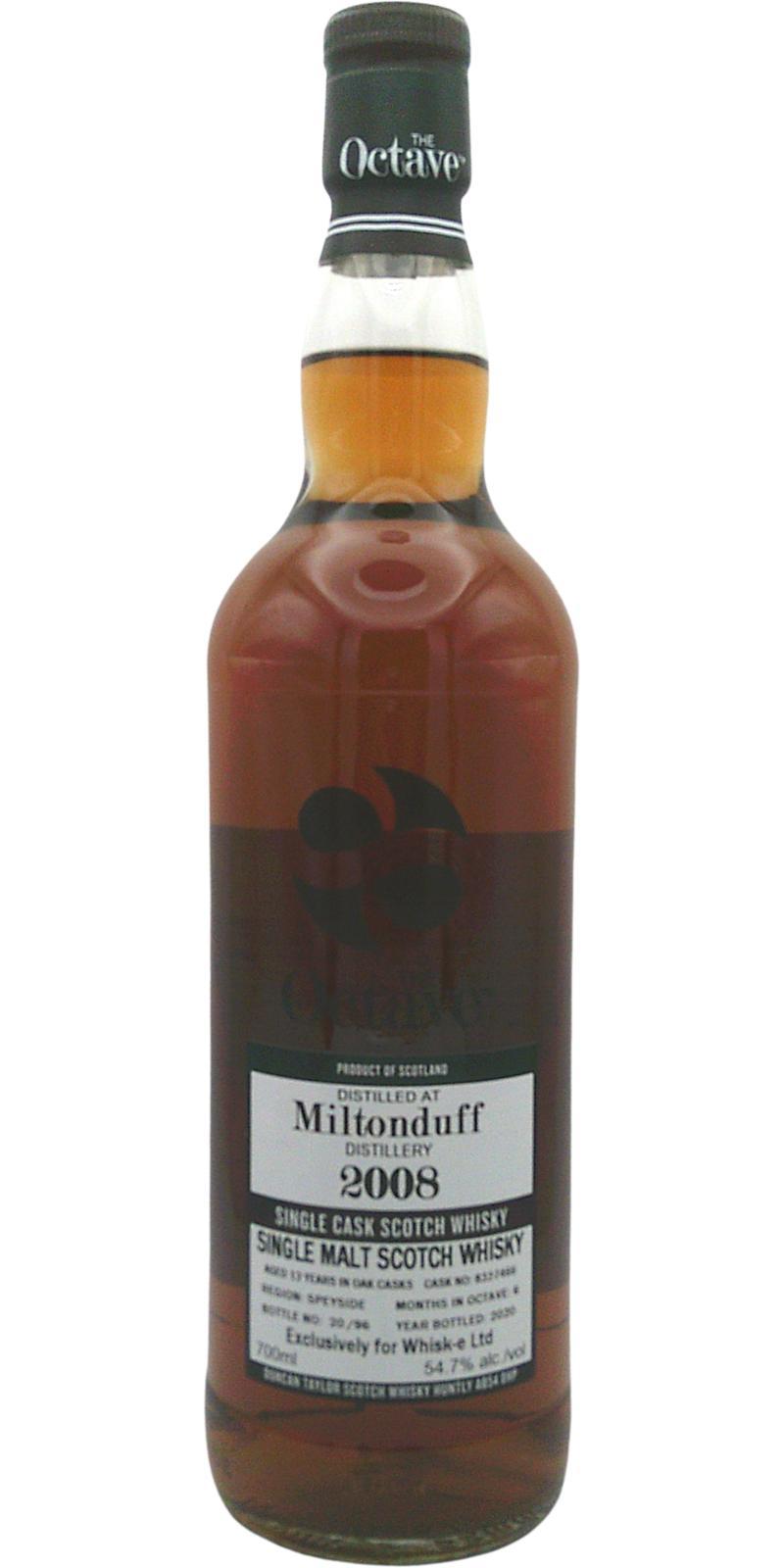 Miltonduff 2008 DT The Octave