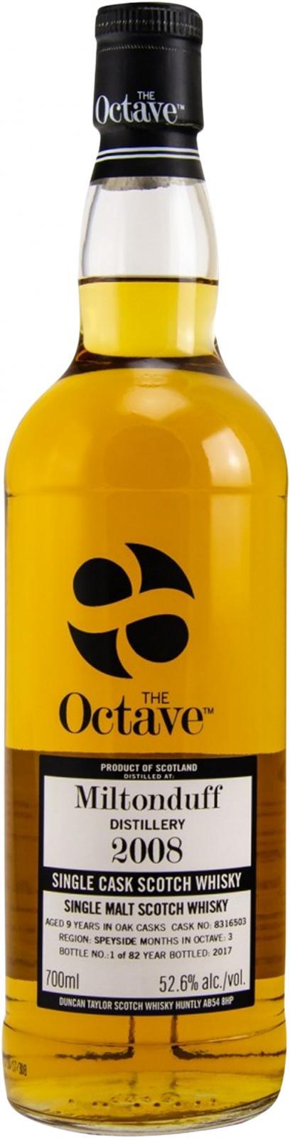 Miltonduff 2008 DT The Octave