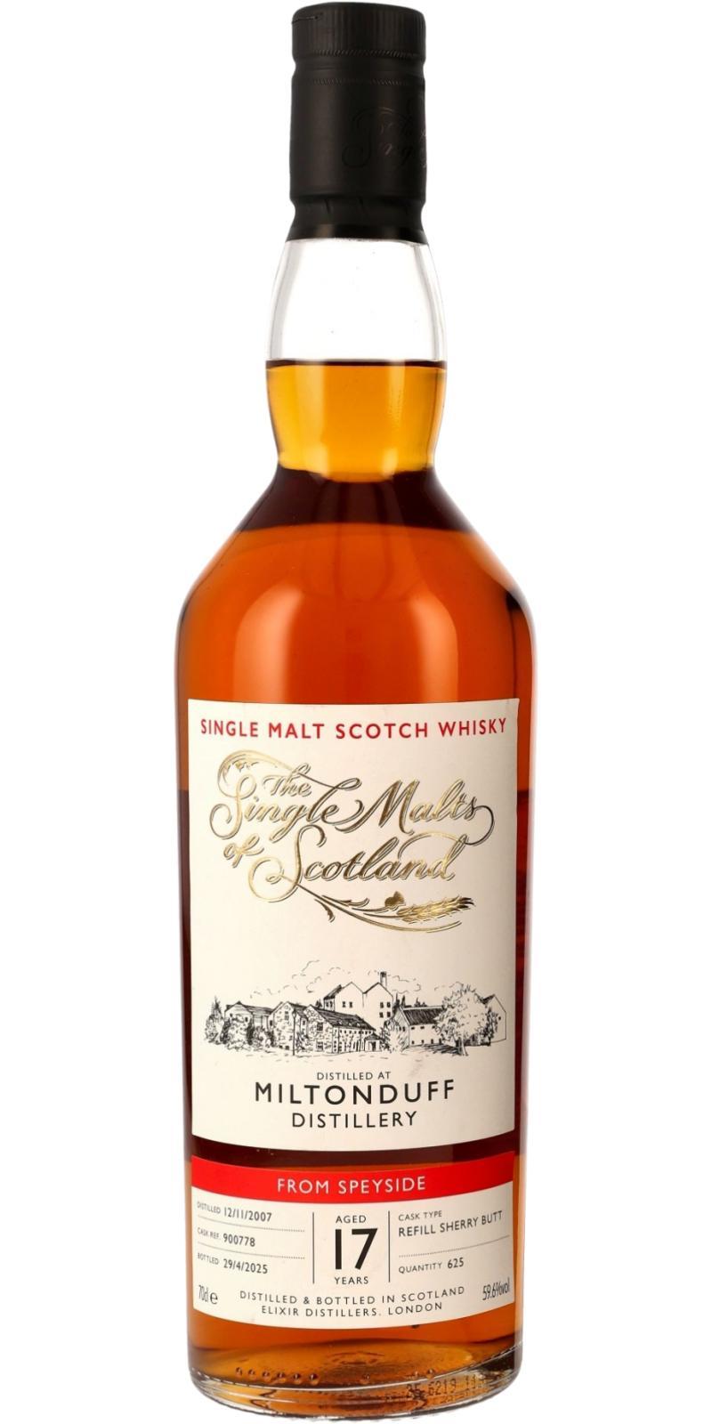 Miltonduff 2007 ElD The Single Malts of Scotland