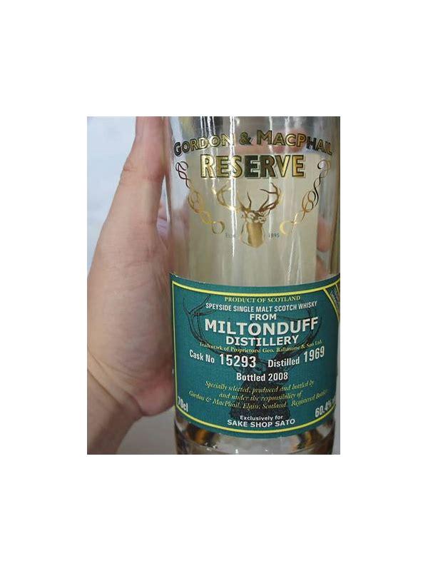 Miltonduff 1969 GM for Sake Shop Sato