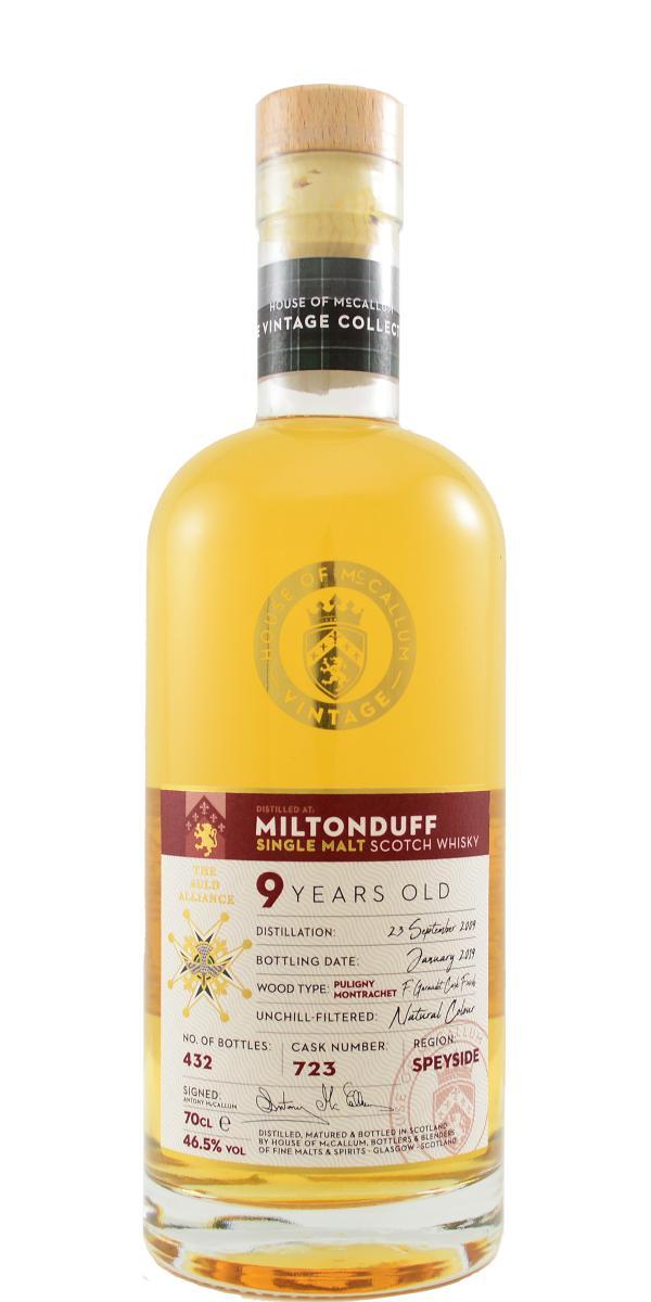 Miltonduff 2009 HoMc The Vintage Collection