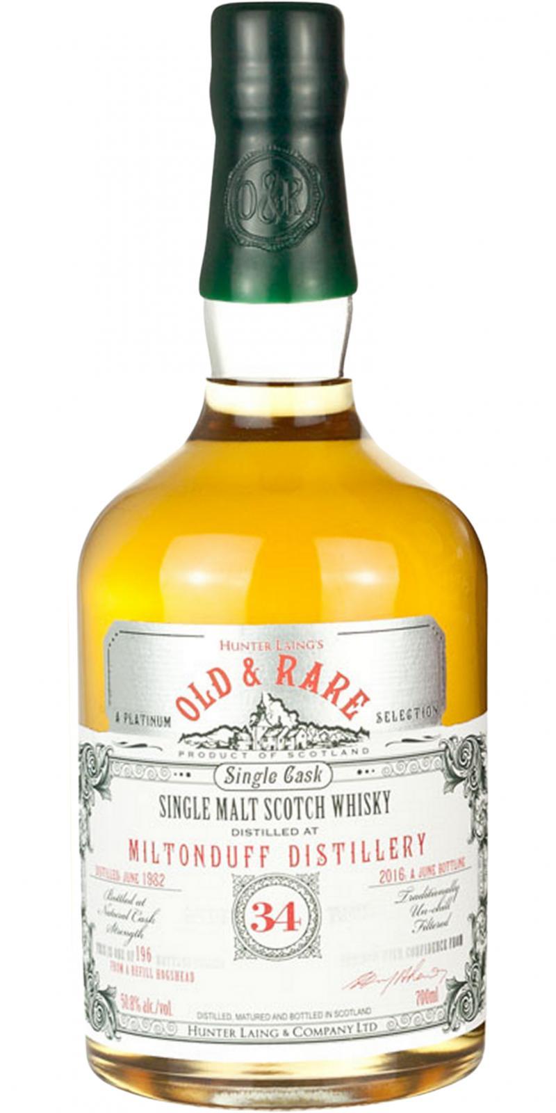 Miltonduff 1982 HL Old & Rare - A Platinum Selection