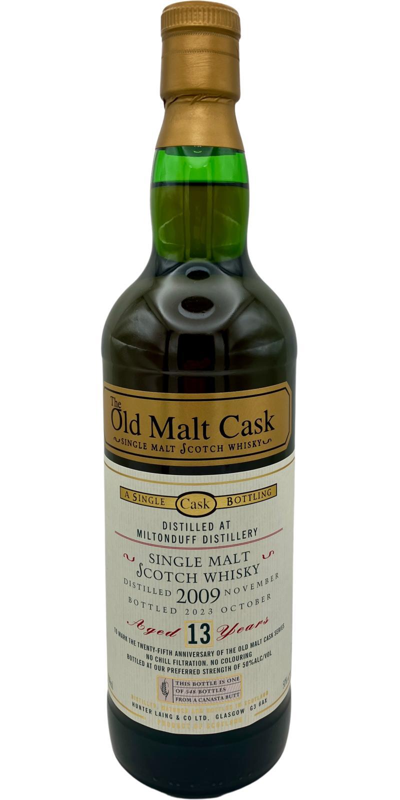 Miltonduff 2009 HL The Old Malt Cask - 25th Anniversary