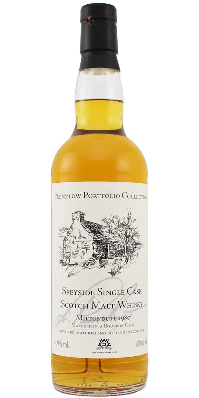 Miltonduff 1980 JW Prenzlow Portfolio Collection