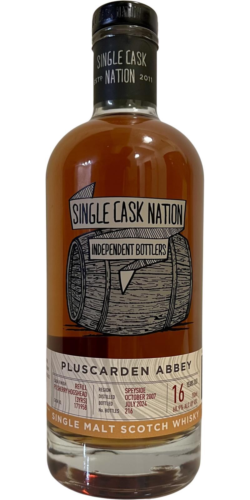 Miltonduff 2007 JWC Single Cask Nation