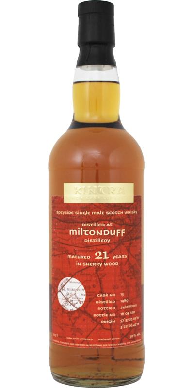 Miltonduff 1989 KiW Single Cask Collection