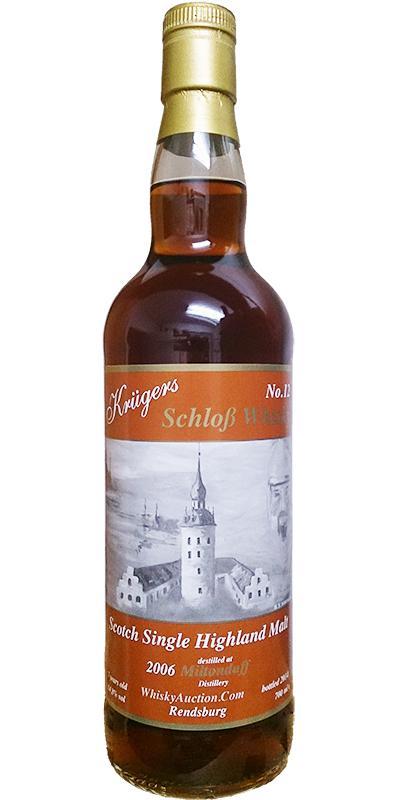 Miltonduff 2006 KW Schloss Whisky No. 12