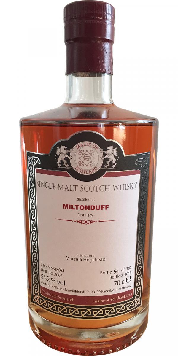 Miltonduff 2007 MoS