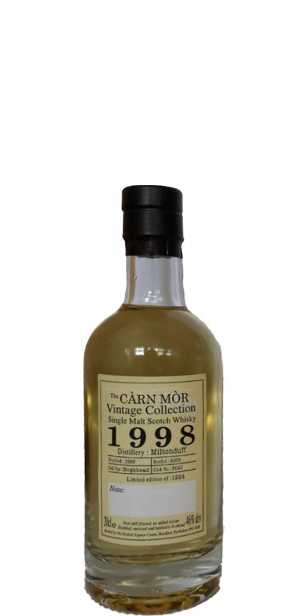 Miltonduff 1998 MMcK Càrn Mòr Strictly Single Cask