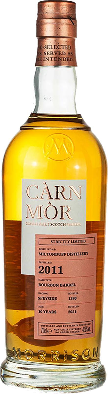 Miltonduff 2011 MSWD Càrn Mòr - Strictly Limited