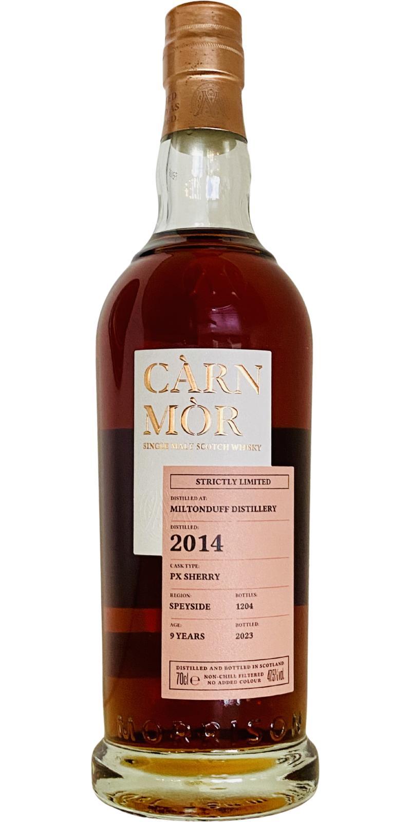 Miltonduff 2014 MSWD Càrn Mòr - Strictly Limited