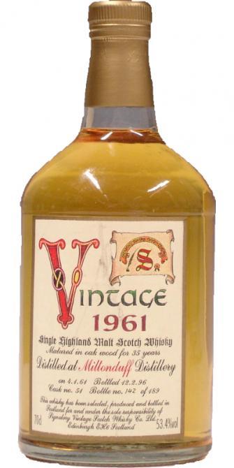 Miltonduff 1961 SV Vintage Collection - Dumpy