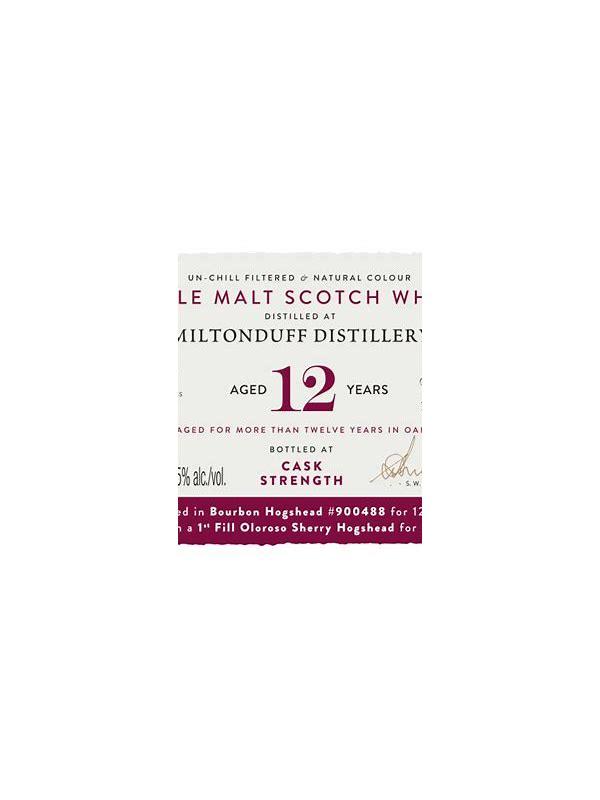 Miltonduff 2009 SV The Un-Chillfiltered Collection - Cask Strength