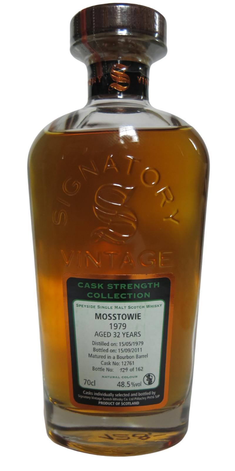 Mosstowie 1979 SV Cask Strength Collection