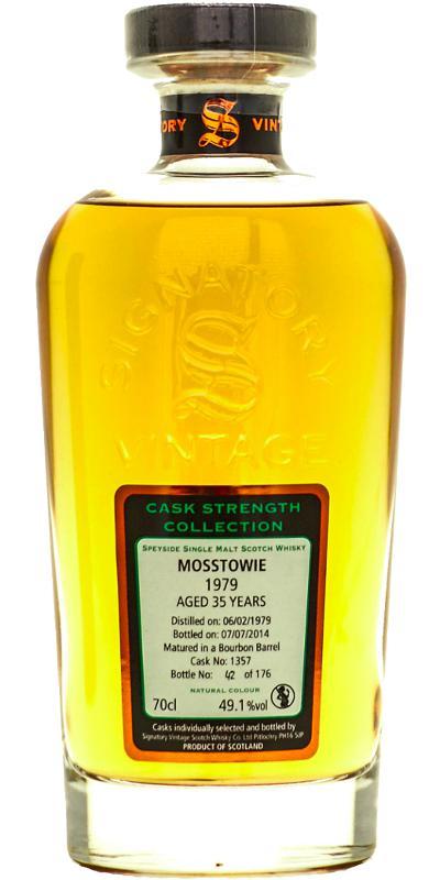 Mosstowie 1979 SV Cask Strength Collection