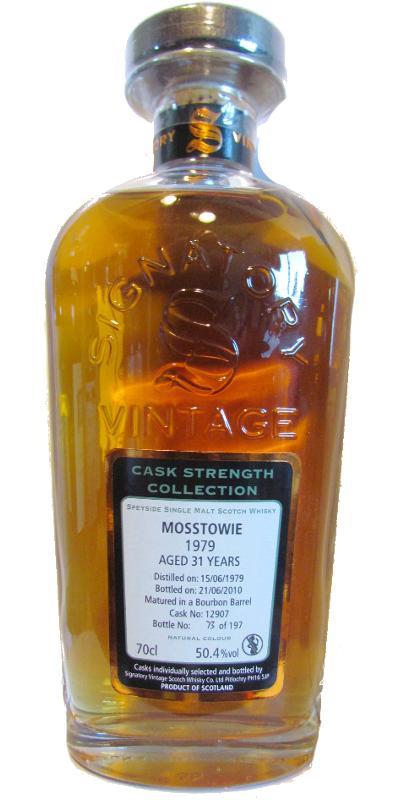 Mosstowie 1979 SV Cask Strength Collection